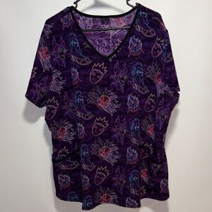 Disney villain scrub top